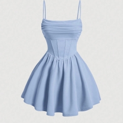 Metallic Split Hem Gown